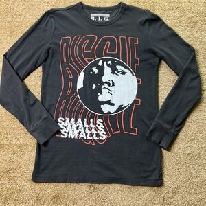 Notorious Long‎ Sleeves Graphic XS T-Shirt Smalls Biggie Brooklyn Mint